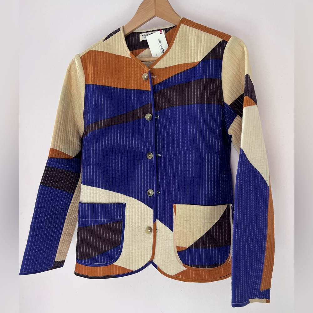 ANTHROPOLOGIE Mois Mont Quilted Cotton Jacket S $240